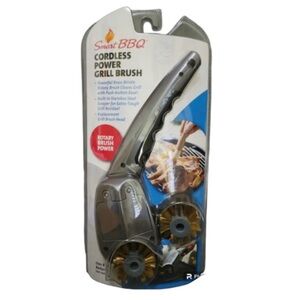 Smart BBQ ~ cordless power grill brush ~ rotary brush power ~ NEW